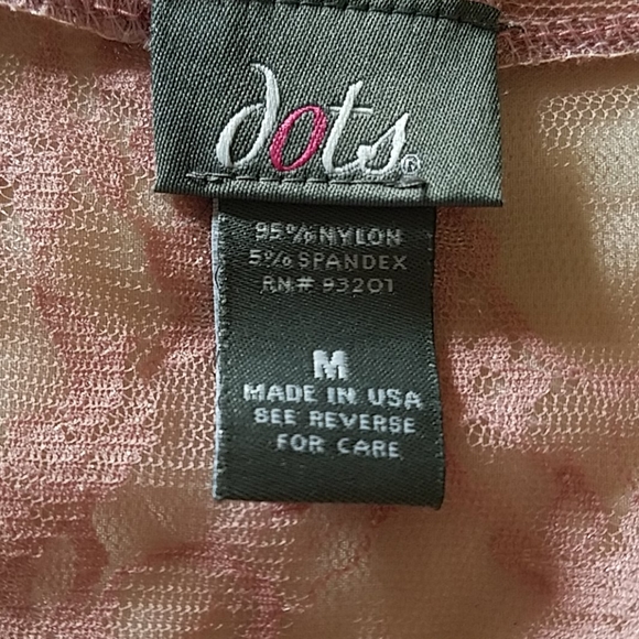 3 for $10 :Junior's - Short Sleev Dusty Rose Lace Peplum Top - Picture 3 of 4